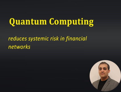 Quantum computing reduces systemic risk in financial networks